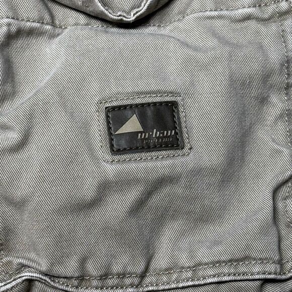 Urban Pipeline Cargo Pants Men’s 32x34 Beige Cotton Twill Multi Pocket Utility - Picture 6 of 13